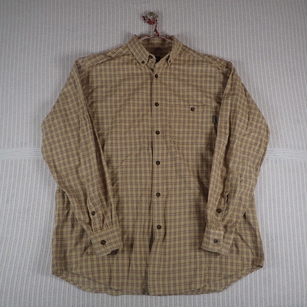 Woolrich Men's Button-Down Long Sleeve Shirt Size: L